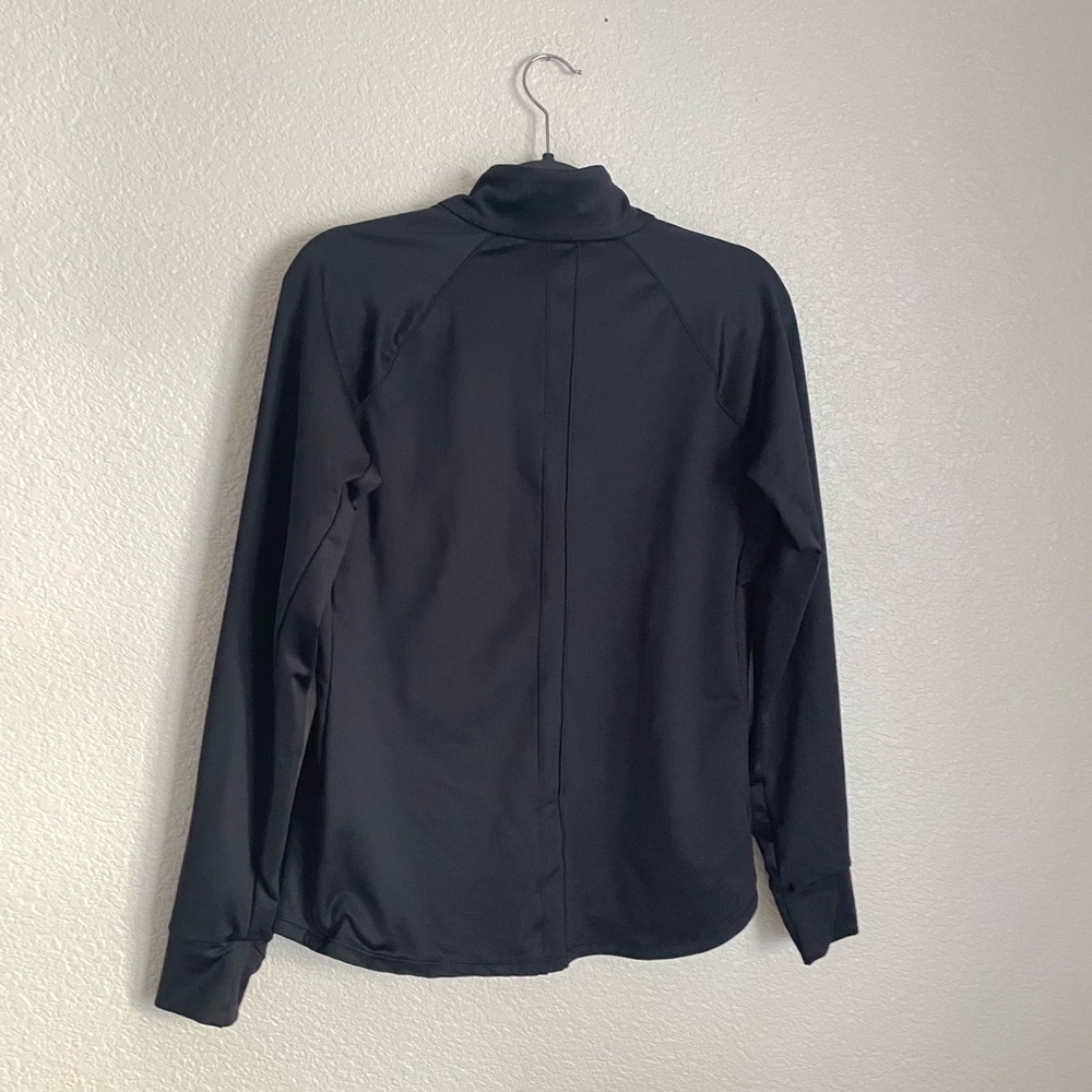 Under Armour UA Women’s Cozy ½ Zip Mockneck Long Sleeve Pullover L Black - Picture 3 of 9